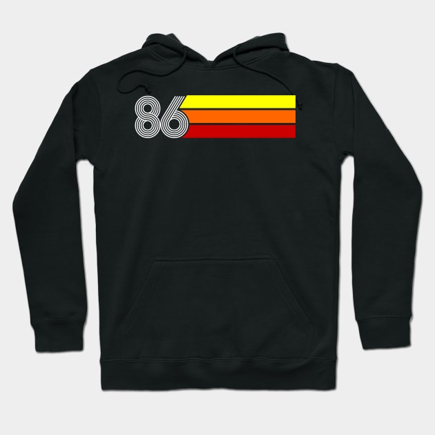 Retro 1986 Styleuniversal Hoodie by Styleuniversal